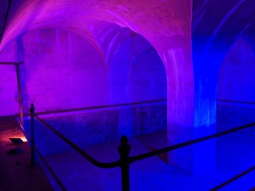 15h Kerzen im Wasserschlösschen